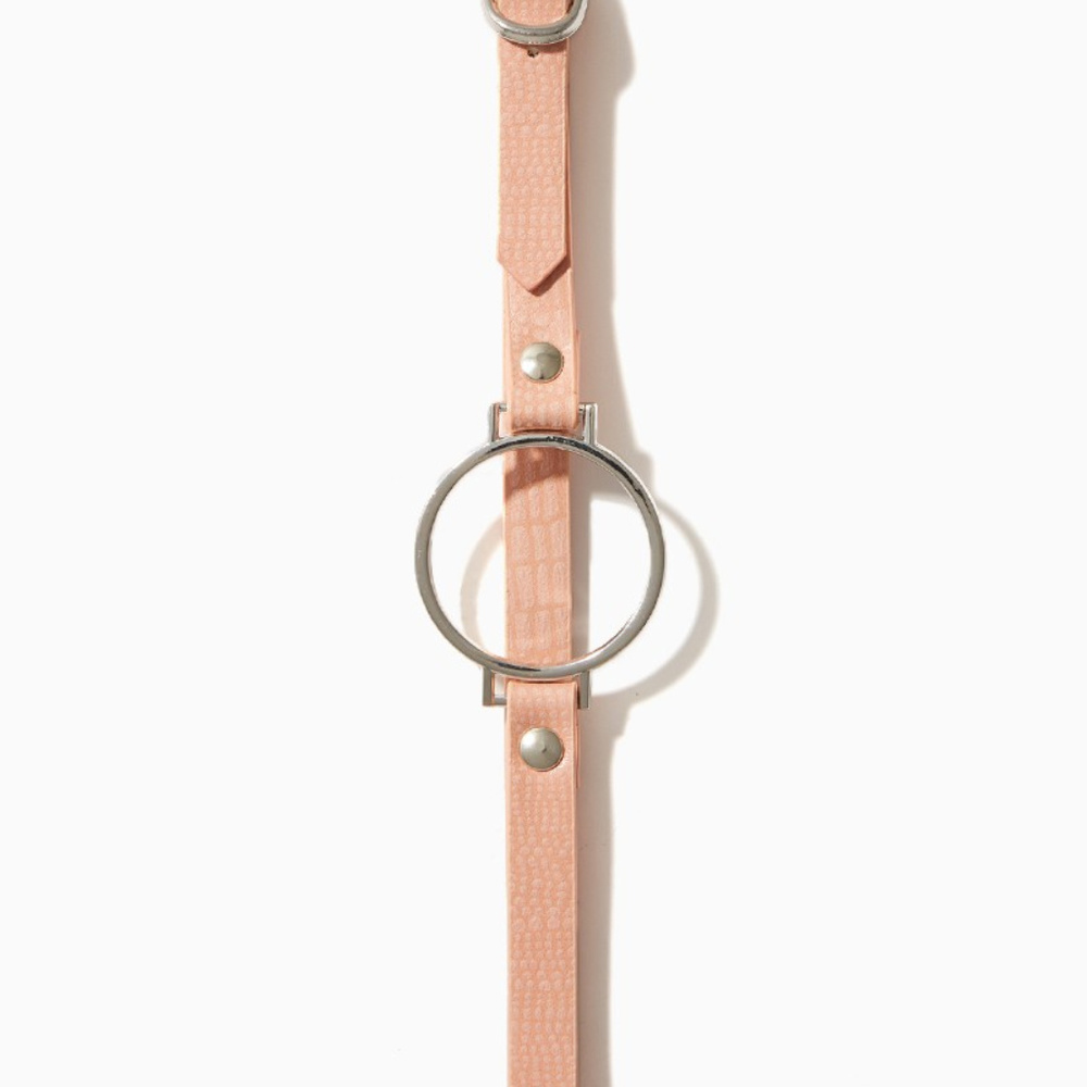 Lock & Charm Buckle Choker necklace